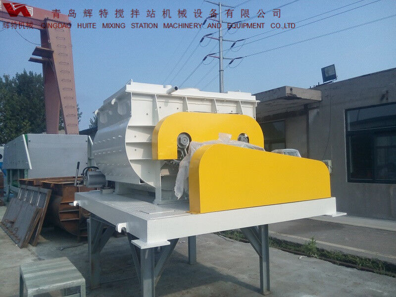 JS750攪拌臂采用偏心式設(shè)計，延長使用壽命，青島輝特機械