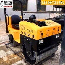 看成??！看1.5噸座駕式柴油壓路機 雙鋼輪壓路機 溝槽施工壓土機